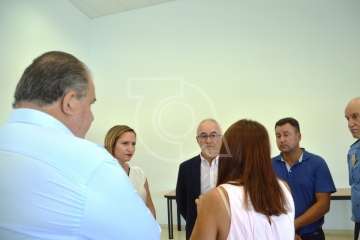 Miembros de la familia de Tito Galván mantuvieron este lunes un encuentro con directora general de Emergencias, alcaldesa y concejal de Seguridad (Foto TA)